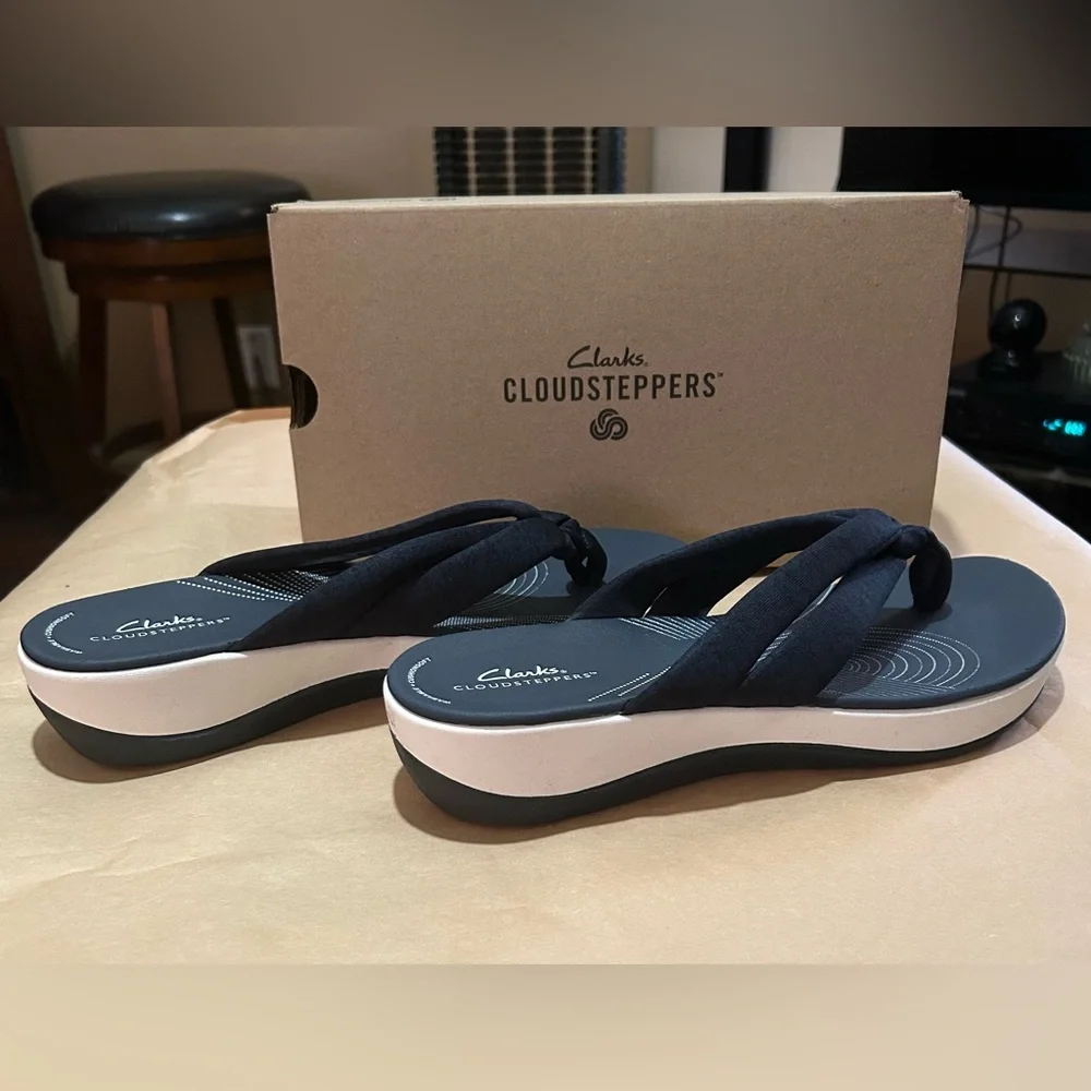 Women's Cloudsteppers Arla Kaylie Slip-On Thong Sandals - Brand New - Picture 4 of 5